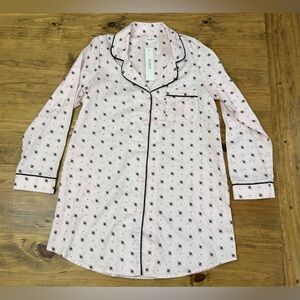 NWT BedHead Pajamas Busy Bee Pink Boyfriend Nightshirt